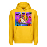 Lemon halloween unicorn Premium Hoodie - Zillion Design Studio