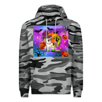 Slate Camo halloween unicorn Premium Hoodie - Zillion Design Studio