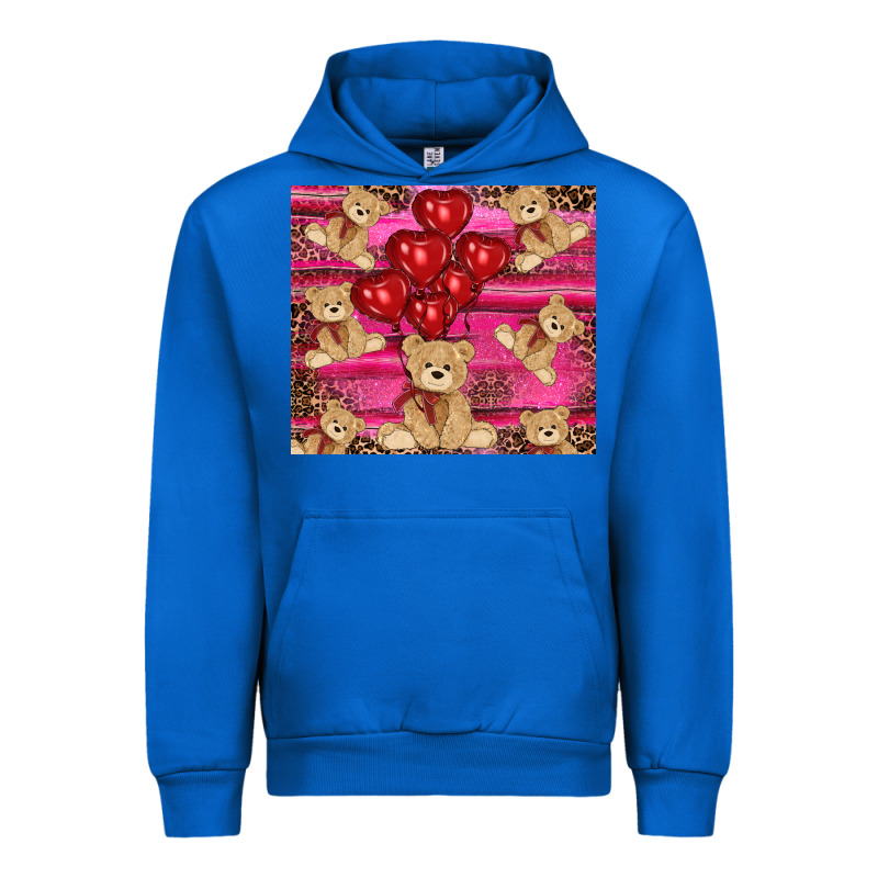 Valentines Day Teddy Bear Tumbler Urban Hoodie by RanaPortraitStore | Teevron