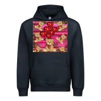 Navy valentines day teddy bear tumbler Urban Hoodie - RanaPortraitStore