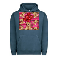 Pigment Midnight Navy valentines day teddy bear tumbler Urban Hoodie - RanaPortraitStore