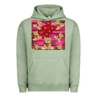 Pigment Oil Green valentines day teddy bear tumbler Urban Hoodie - RanaPortraitStore