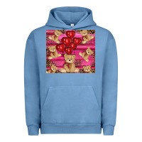 Pigment Pebble Blue valentines day teddy bear tumbler Urban Hoodie - RanaPortraitStore