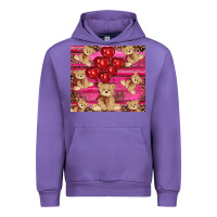 Tulip valentines day teddy bear tumbler Urban Hoodie - RanaPortraitStore