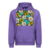 Tulip western daisy and sunflower Urban Hoodie - RanaPortraitStore