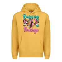 Mustard raising wild things Premium Hoodie - texasbilliewilder