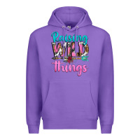 Purple raising wild things Premium Hoodie - texasbilliewilder