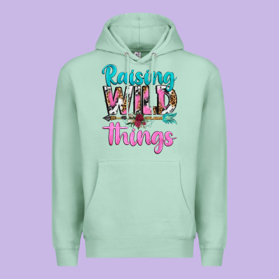 Premium Hoodie raising wild things