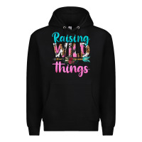 Black raising wild things Premium Hoodie - texasbilliewilder