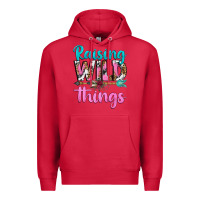 Cardinal raising wild things Premium Hoodie - texasbilliewilder