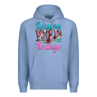 Colony Blue raising wild things Premium Hoodie - texasbilliewilder
