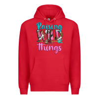 Red raising wild things Premium Hoodie - texasbilliewilder