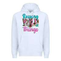 White raising wild things Premium Hoodie - texasbilliewilder