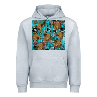 Heather Grey western aztec highland cow Urban Hoodie - RanaPortraitStore