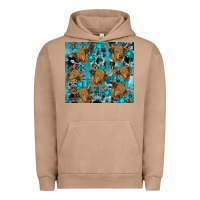 Pigment Burro western aztec highland cow Urban Hoodie - RanaPortraitStore