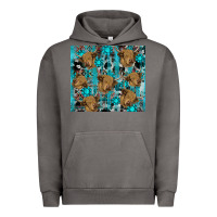 Pigment Tornado western aztec highland cow Urban Hoodie - RanaPortraitStore