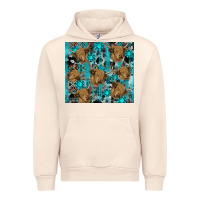 Sandshell western aztec highland cow Urban Hoodie - RanaPortraitStore