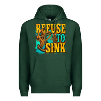 Sports Green refuse to sink western Premium Hoodie - texasbilliewilder