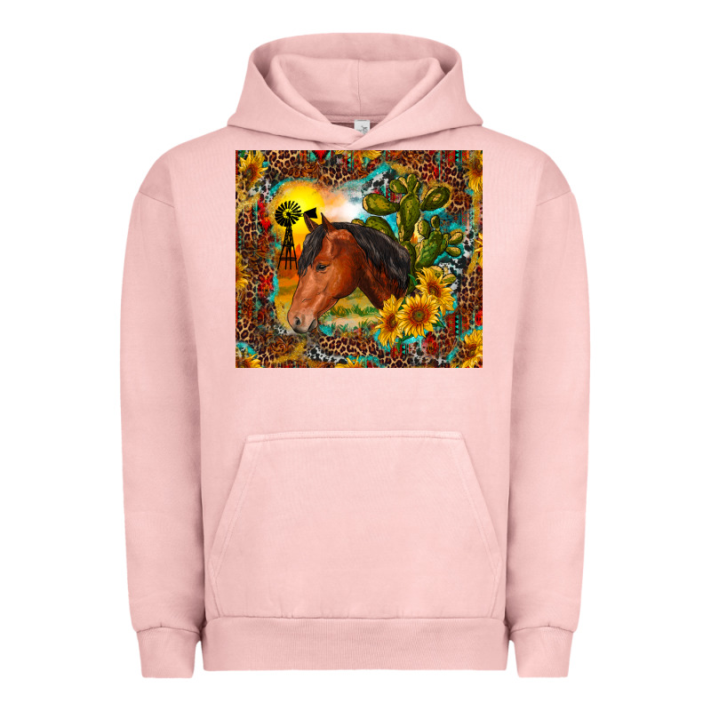 Western Horse And Sunflower Urban Hoodie by RanaPortraitStore | Teevron