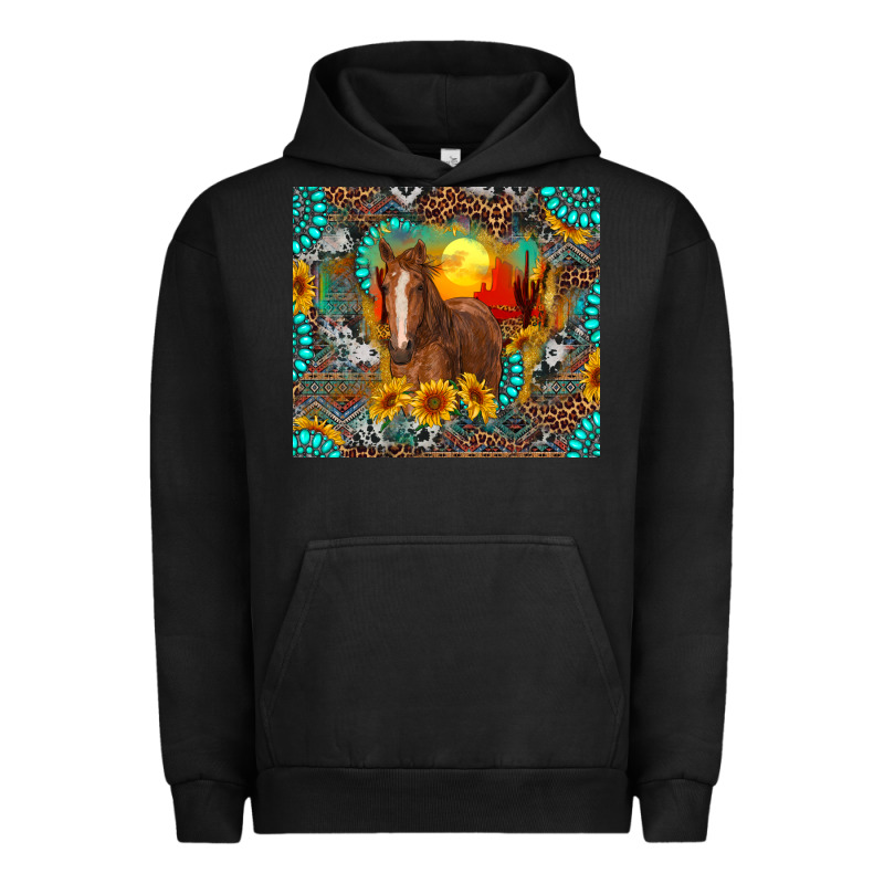 Western Horse And Desert Tumbler Urban Hoodie by RanaPortraitStore | Teevron