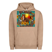 Pigment Burro western horse and desert tumbler Urban Hoodie - RanaPortraitStore