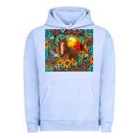 Pigment Grape Ice western horse and desert tumbler Urban Hoodie - RanaPortraitStore