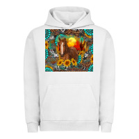 Pigment Lunar Rock western horse and desert tumbler Urban Hoodie - RanaPortraitStore