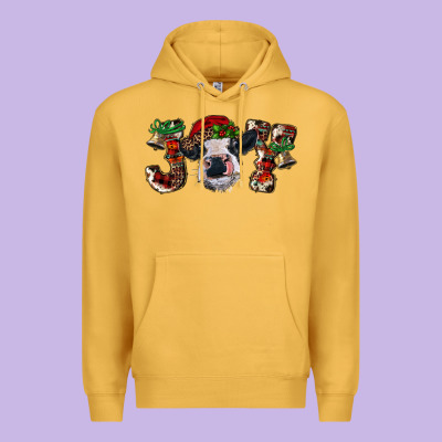 Premium Hoodie Christmas Joy Heifer Cow