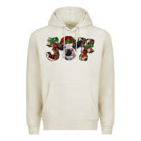 Oatmeal Heather Christmas Joy Heifer Cow Premium Hoodie - RanaPortraitStore