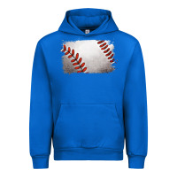 Cobalt baseball brushstroke Urban Hoodie - RanaPortraitStore