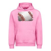 Fuchsia Pink baseball brushstroke Urban Hoodie - RanaPortraitStore