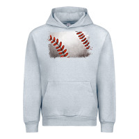 Heather Grey baseball brushstroke Urban Hoodie - RanaPortraitStore
