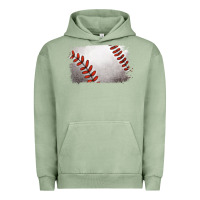 Pigment Oil Green baseball brushstroke Urban Hoodie - RanaPortraitStore
