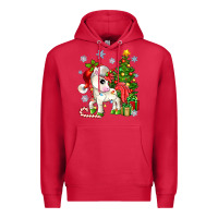 Cardinal Christmas unicorn Premium Hoodie - Zillion Design Studio