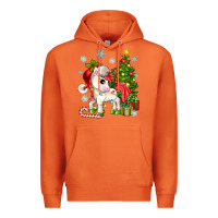 Carrot Christmas unicorn Premium Hoodie - Zillion Design Studio
