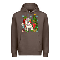 Coffee Christmas unicorn Premium Hoodie - Zillion Design Studio