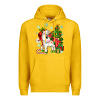 Lemon Christmas unicorn Premium Hoodie - Zillion Design Studio