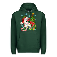 Sports Green Christmas unicorn Premium Hoodie - Zillion Design Studio