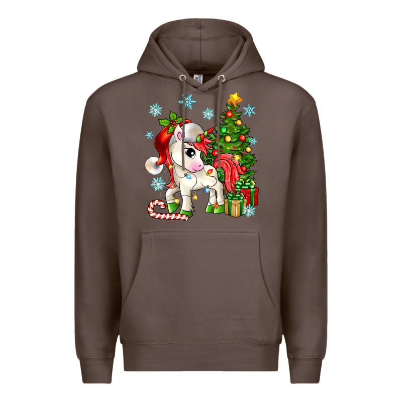 Christmas Unicorn Premium Hoodie by Zillion Design Studio | Teevron