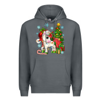 Rock Christmas unicorn Premium Hoodie - Zillion Design Studio