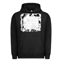 Pigment Black black and white cowhide frames Urban Hoodie - RanaPortraitStore