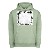 Pigment Oil Green black and white cowhide frames Urban Hoodie - RanaPortraitStore