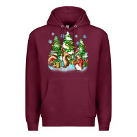 Christmas Rabbits Premium Hoodie | Teevron