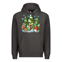 Smoke christmas rabbits Premium Hoodie - Zillion Design Studio