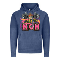 Vintage Denim racing mom with racing oto equipment Vintage Hoodie - AdoDesignShop