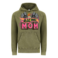 Vintage Olive racing mom with racing oto equipment Vintage Hoodie - AdoDesignShop