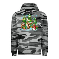 Slate Camo christmas rabbits Premium Hoodie - Zillion Design Studio