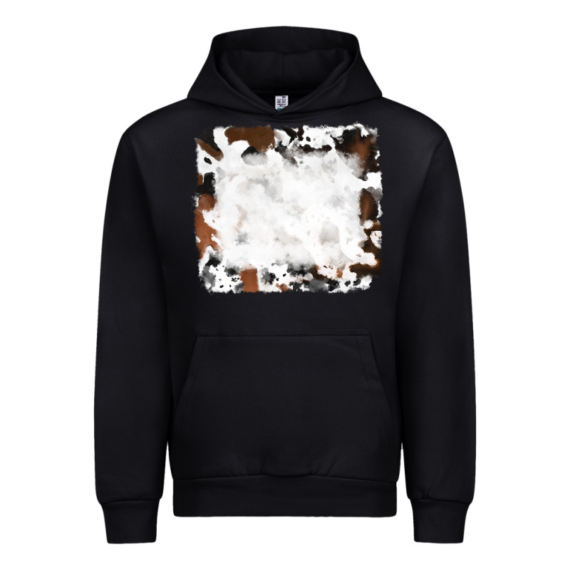 Black And Brown Cowhide Urban Hoodie by RanaPortraitStore | Teevron