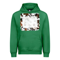 Emerald black and brown cowhide Urban Hoodie - RanaPortraitStore