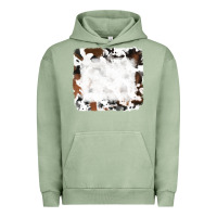 Pigment Oil Green black and brown cowhide Urban Hoodie - RanaPortraitStore